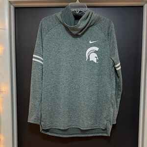 Nike Green Turtleneck with White Accents